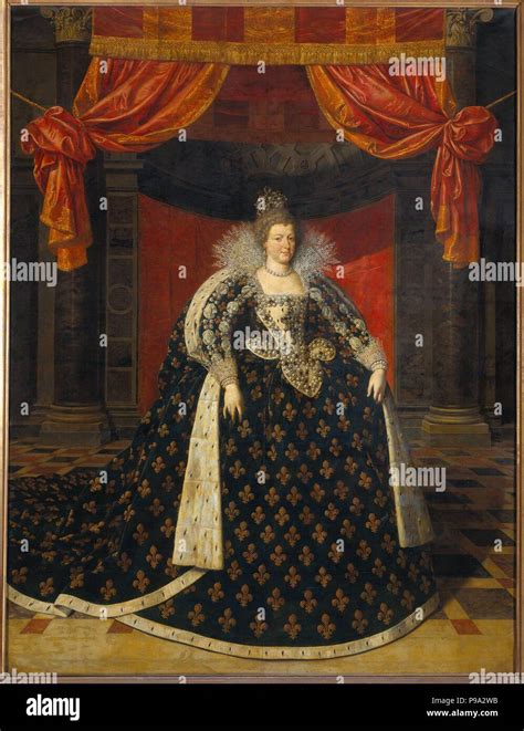 Portrait Of Marie De M Dici In Full Regalia Museum