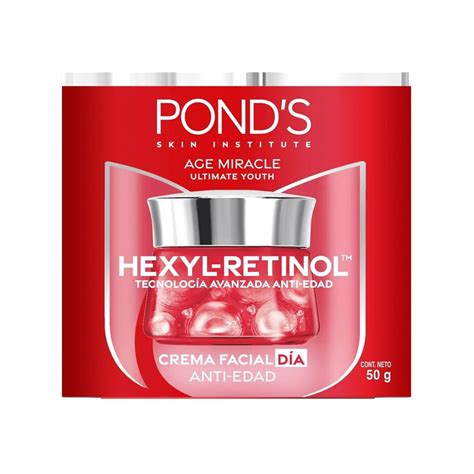 Crema Facial Pond S Antiedad Age Miracle Con Hexyl Retinol D A G