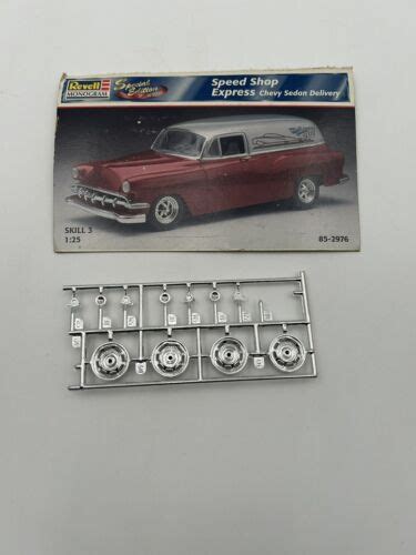 Revell Speed Shop Express Chevy Sedan Delivery Rally Wheels