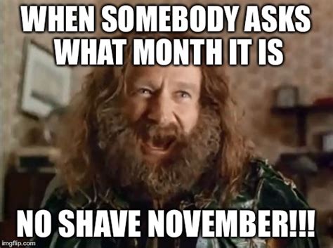 No Shave November Meme