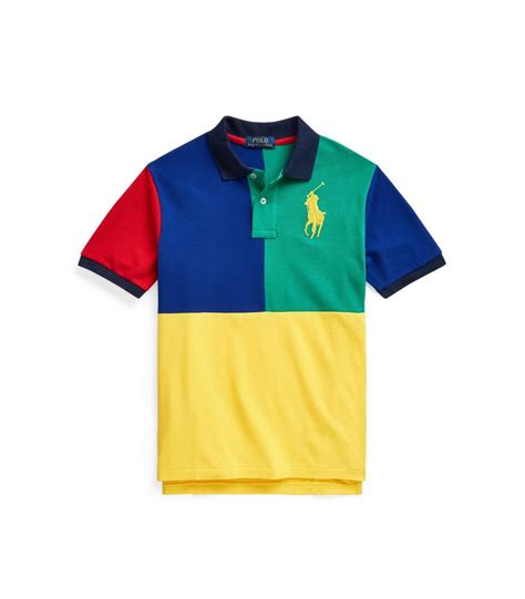 Polo Ralph Lauren Multi Color Blocked Polo Shirt