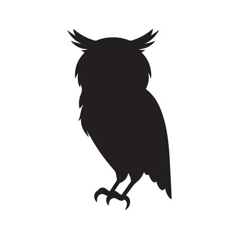 owl silhouette Vector 29193123 Vector Art at Vecteezy