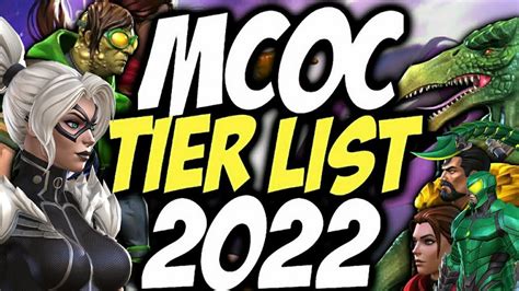 Mcoc Tier List Best Champions In Marvel Contest Of Champions April 2022 Youtube