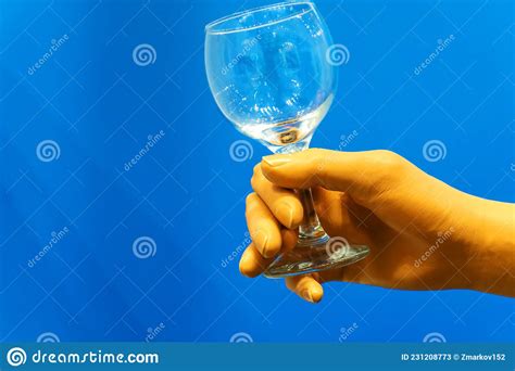 Prosthesis In A Glass With A Solution Dental Prosthesis Care Full