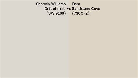 Sherwin Williams Drift Of Mist Sw Vs Behr Sandstone Cove C