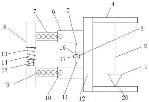 一种保温墙搭建用墙体竖直度检测装置的制作方法