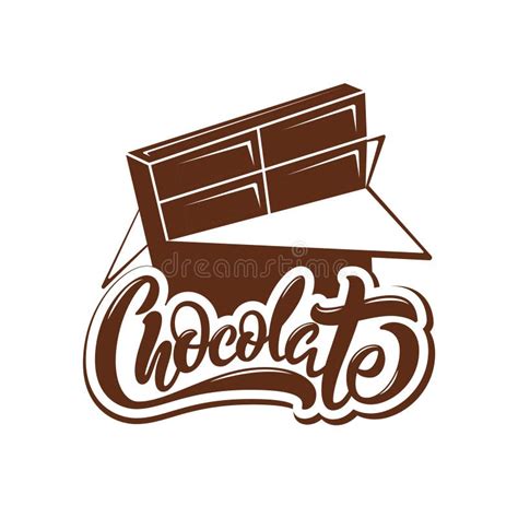 Chocolate Logo Design Vector Illustration Creative Chocolate Logo