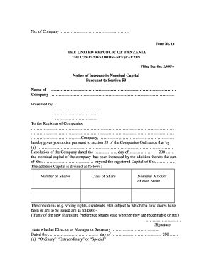 Fillable Online Brela Tz Companies Corrected Form Doc Brela Tz Fax