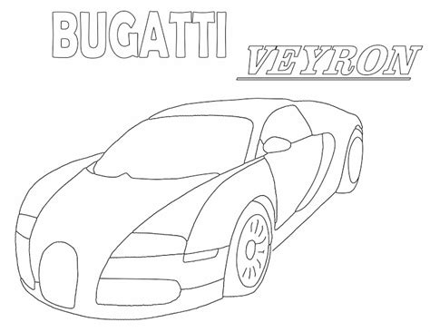 Bugatti Veyron Coloring Pages at GetColorings.com | Free printable ...