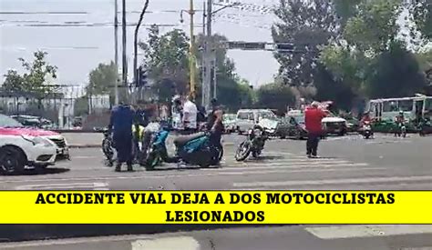 Choque Entre Motociclistas Y Particular Deja Lesionados Nr Comunicaciones