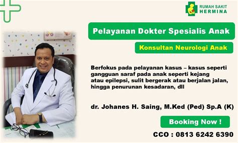 Hermina Hospitals Pelayanan Dokter Spesialis Anak Konsultan