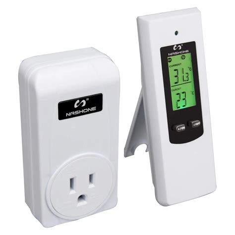 Nashone Thermostat Digital Temperatur Control Wireless Thermostat 220V