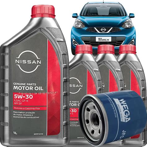 Kit Revis O Leo Nissan W Flex E Filtro Para March Versa Cil