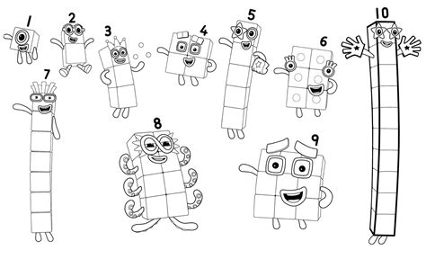 Desenhos De Numberblocks Para Colorir Imprimir E Pintar Colorir Me