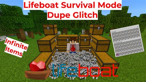 Lifeboat Survival Mode Duplication Glitch YouTube