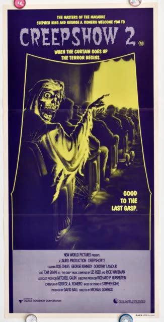 Creepshow Original Australian Cinema Daybill Movie Poster Romero