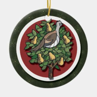 Partridge In A Pear Tree Ornaments & Keepsake Ornaments | Zazzle