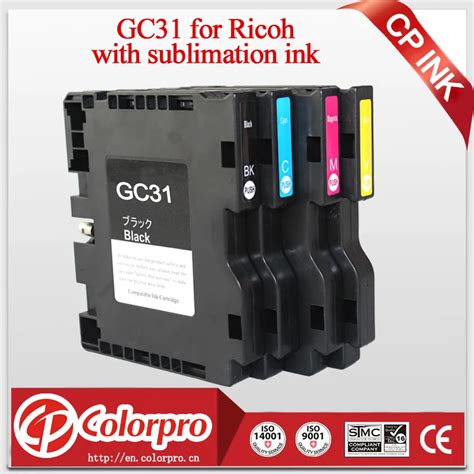 4pk Compatible Ink Cartridge For Ricoh Gc31 For Ricoh E2600 E3300