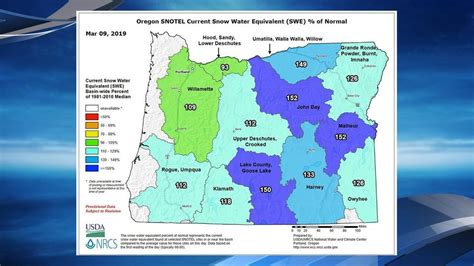 Almost all regions in Oregon surpass median snowpack levels | KATU