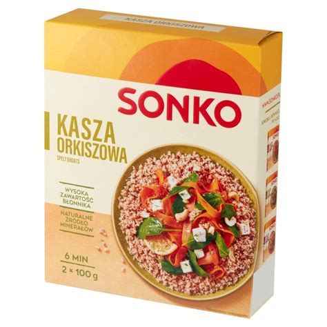 Sonko Kasza orkiszowa 200 g 2 x 100 g Zakupy online z dostawą do