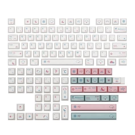 Epomaker Barometer Keycaps Set Xda Profile Dye Subbed Pbt