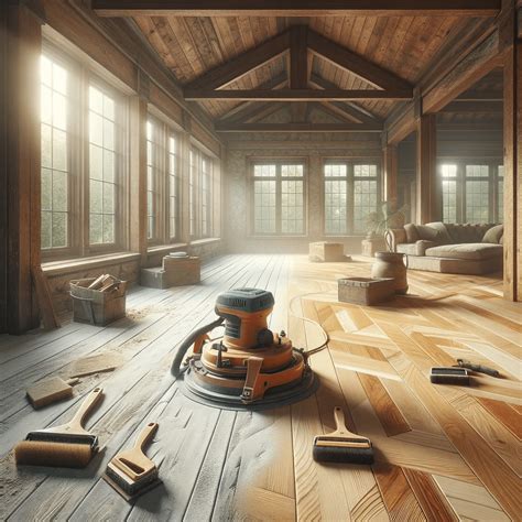 Canadian Home Style Professional Wood Flooring Sanding Refinishing