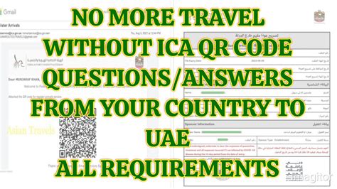 Uae Ica Approval L Gdrfa Approval L Qr Code Must Need L All Questions