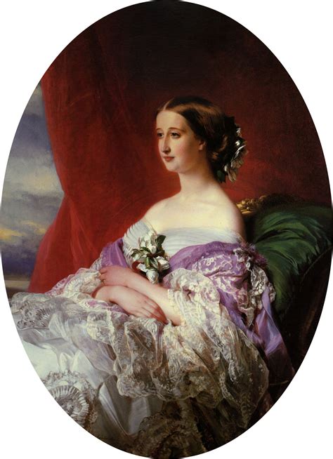 1854 Empress Eugénie by Franz Xaver Winterhalter (private collection ...