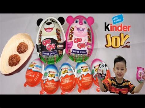 Unboxing Kinder Joy Suprise Eggs Toys Girl Boy Edition YouTube