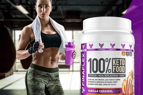 Finaflex Unveils Its Ketogenic Meal Replacement Shake Keto Food Stack3d