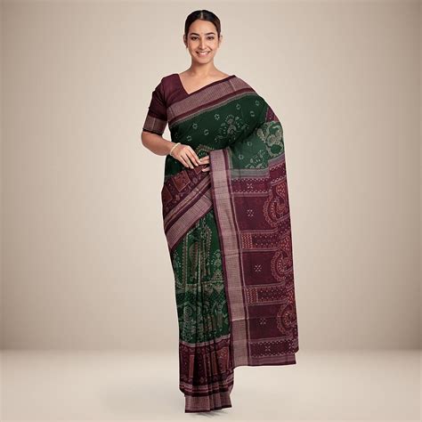 Body Bandha Sambalpuri Cotton Saree Utkalika Odisha