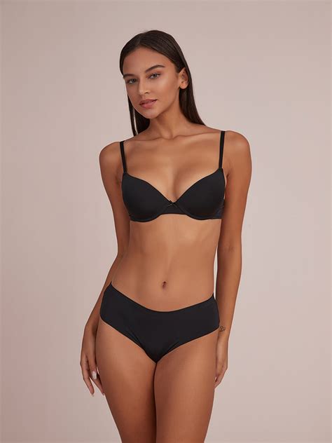 BIKINI MICROFIBRA PACK X2 NEGRO Guapa