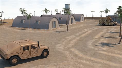 Military Base Scene D Turbosquid