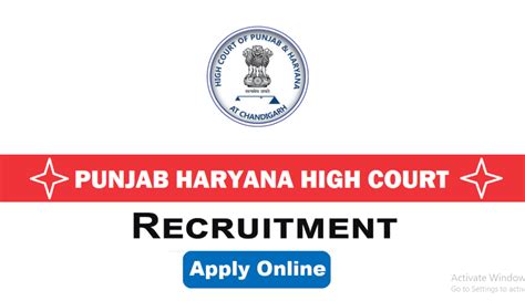 Punjab And Haryana High Court Clerk Recruitment