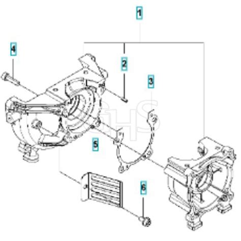 Mcculloch B B Crankcase Parts Diagram Ghs