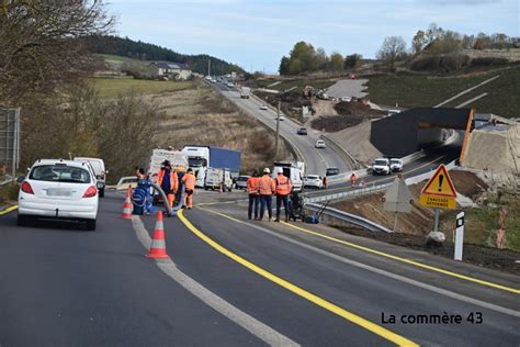 RN88 La Circulation Bascule Sur La Nouvelle Voie Au Pertuis La