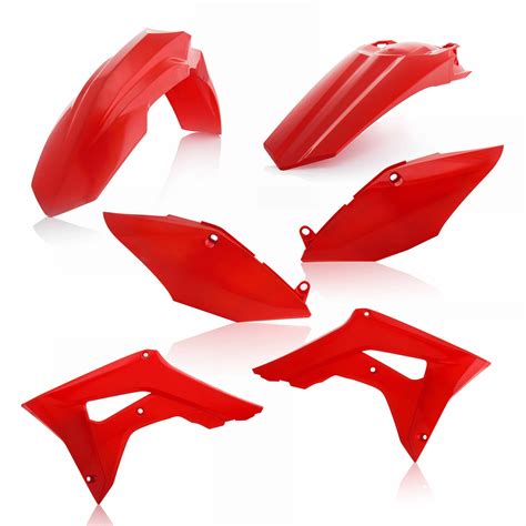 Kit Plastiques Acerbis Moto Cross Honda Crf R Rouge Kutvek