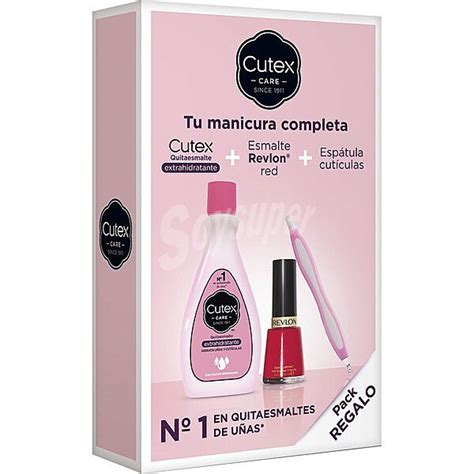 Cutex Care Estuche Manicura Con Quitaesmalte Extrahidratante Esmalte