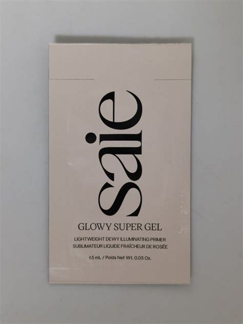 Saie Glowy Super Gel Lightweight Dewy Illuminating Primer Starglow