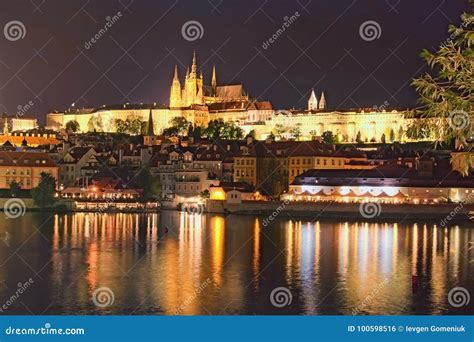 Picturesque View On The Prague Castle Prazsky Hrad In Czech And