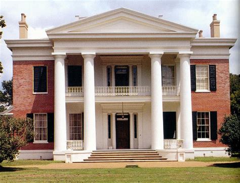 C 1845 Greek Revival In Natchez Greek Revival Architecture