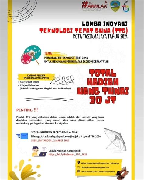 Lomba Inovasi Teknologi Tepat Guna TTG Kota Tasikmalaya 2024 IFUNSIL