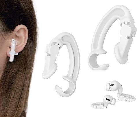 Kkpot 2 Pairs Anti Lost Ear Hooks For Airpods Anti Drop Sports Ear