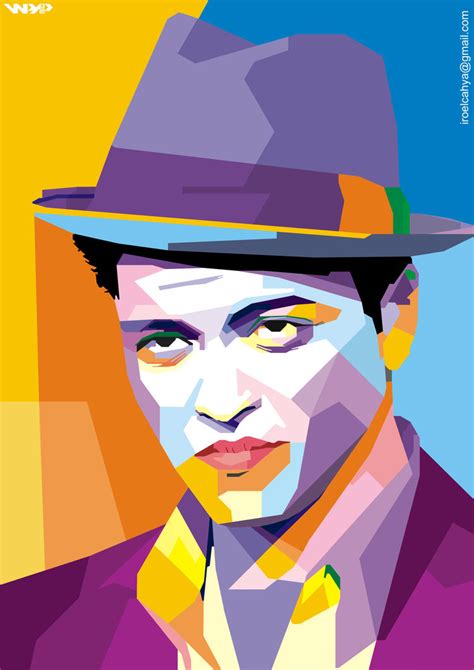 Bruno Mars Wpap By Iroelcahya On Deviantart