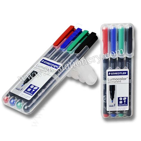 ปากกา Staedtler Lumocolor Permanent 06 Mm 14 ด้าม 98stationery