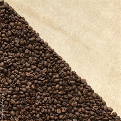 Coffee beans background Stock Photo | Adobe Stock