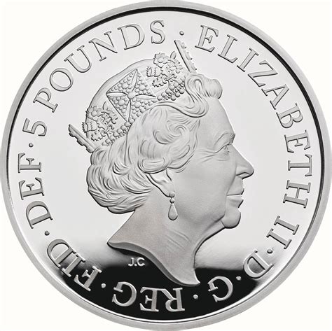 Pounds Elizabeth Ii Royal Wedding Silver Piedfort United