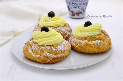 Zeppole Di San Giuseppe Fritte E Al Forno La Cucina Di Rosalba