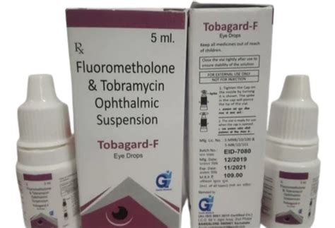 Tobramycin Fluorometholone Ophthalmic Suspension Eye Drop At 88 Piece