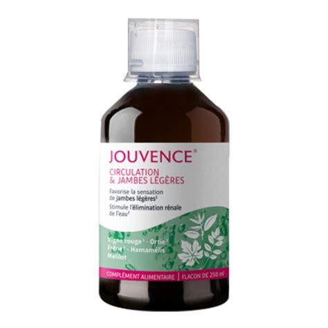 Jouvence circulation et jambes légères flacon 250ml 81153